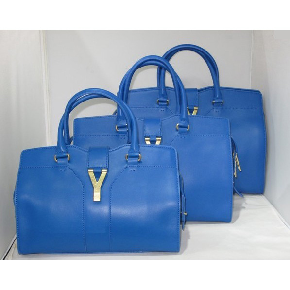 279.079 Yves Saint Laurent Cabas Chyc Bag Large 279.079 Blu